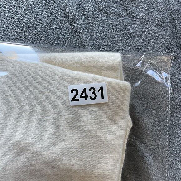 Classiques Entier Sweater Small  Petite Ivory Cashmere Short Sleeve Preppy - Picture 6 of 6